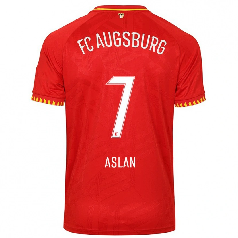Danxen Women Berkay Aslan #7 Red Yellow Away Jersey 2025/26 T-Shirt