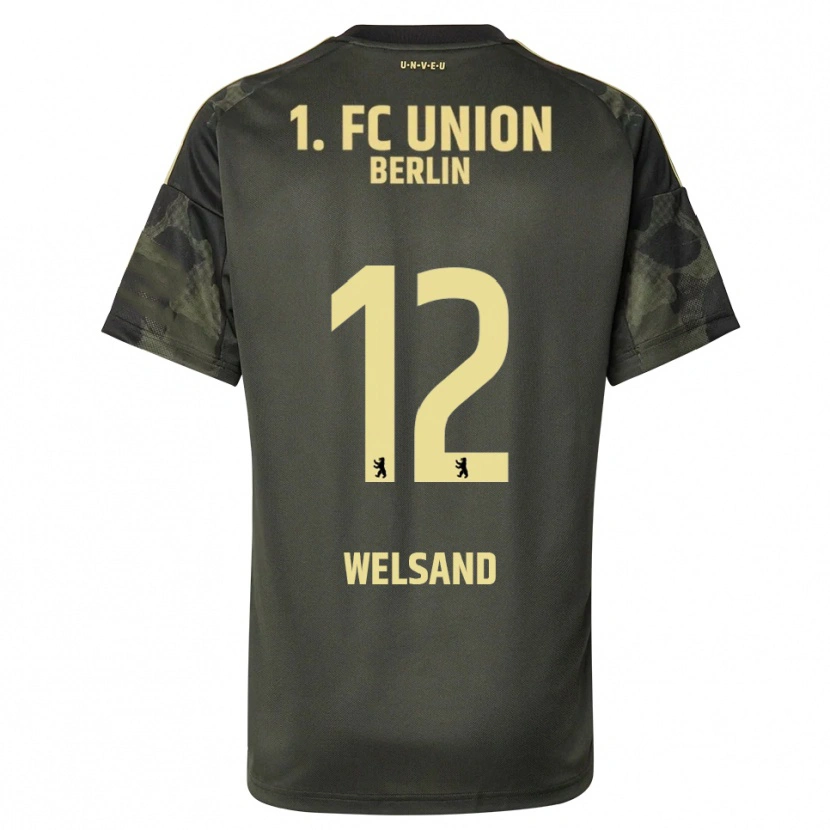 Danxen Women Oskar Welsand #12 Dark Green Black Away Jersey 2025/26 T-Shirt