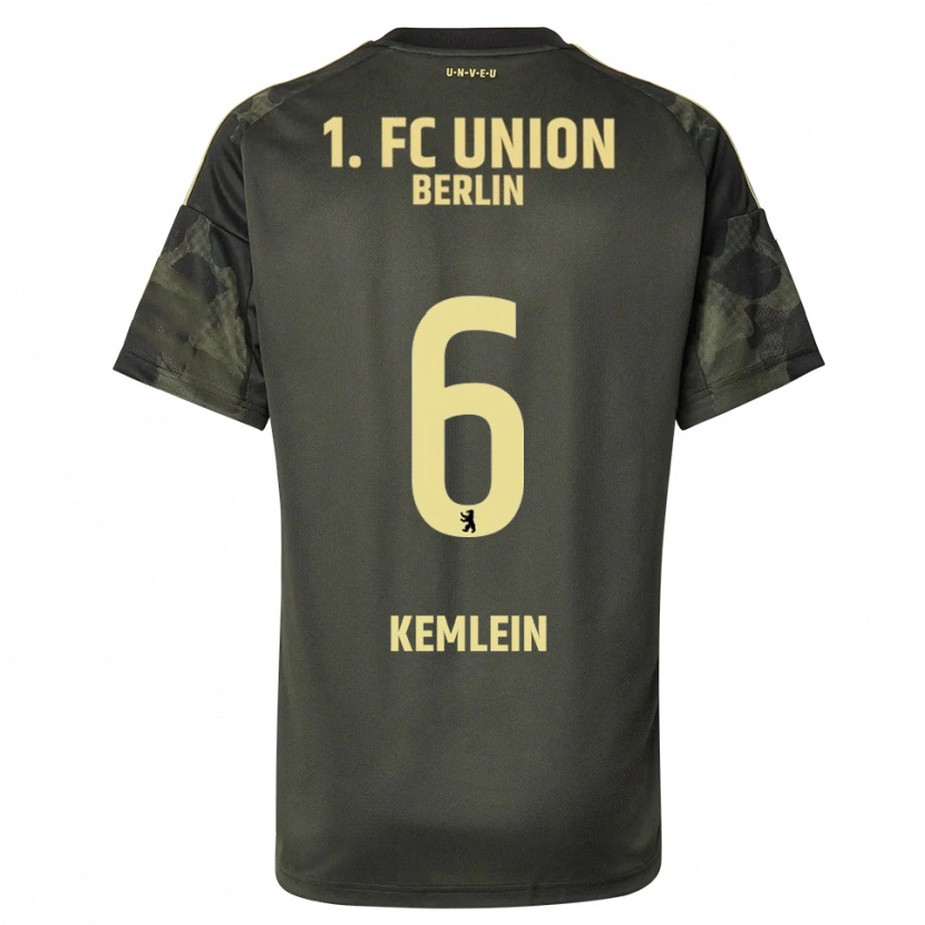 Danxen Women Aljoscha Kemlein #6 Dark Green Black Away Jersey 2025/26 T-Shirt