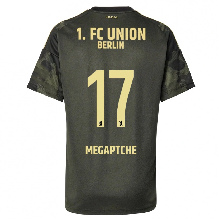 Danxen Women Yann Megaptche #17 Dark Green Black Away Jersey 2025/26 T-Shirt