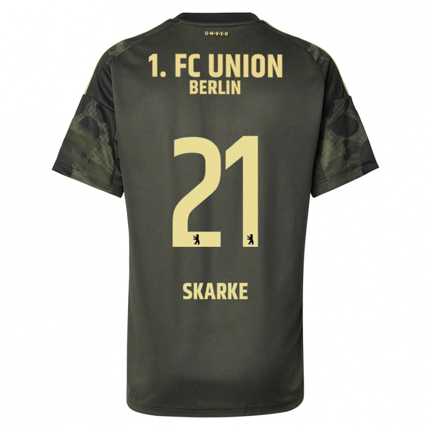Danxen Women Tim Skarke #21 Dark Green Black Away Jersey 2025/26 T-Shirt