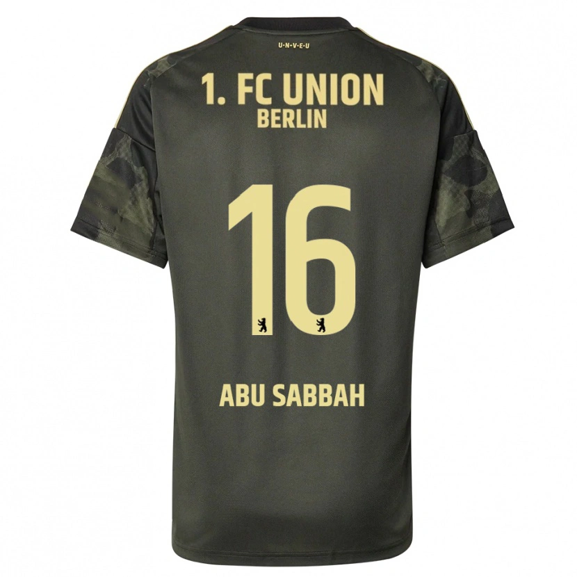 Danxen Women Sarah Abu Sabbah #16 Dark Green Black Away Jersey 2025/26 T-Shirt