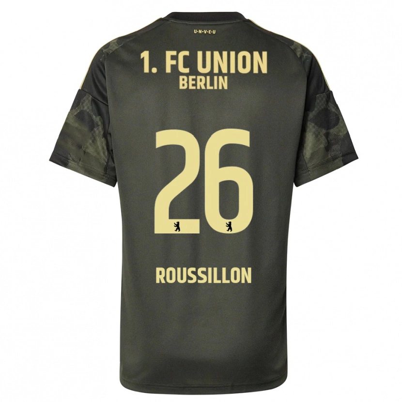 Danxen Women Jérôme Roussillon #26 Dark Green Black Away Jersey 2025/26 T-Shirt