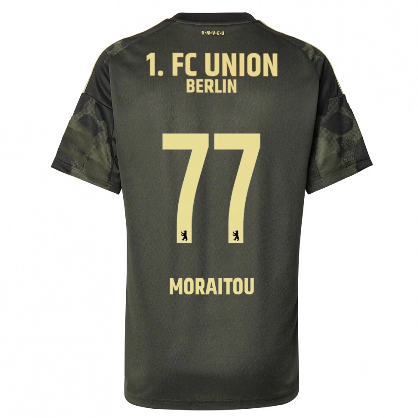 Danxen Women Athanasia Moraitou #77 Dark Green Black Away Jersey 2025/26 T-Shirt