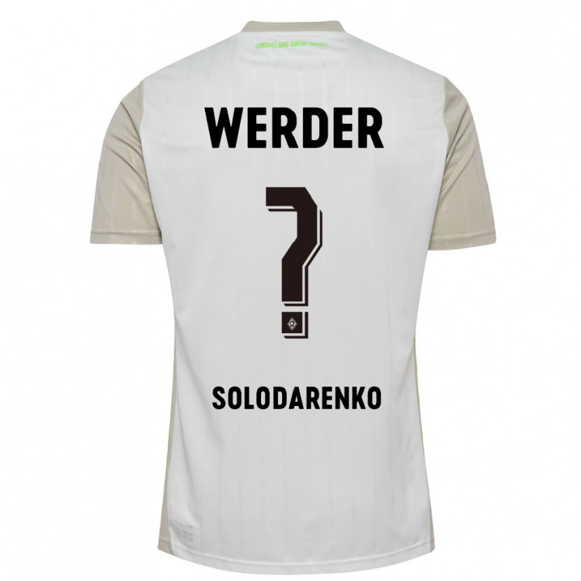Danxen Women Timofiy Solodarenko #0 White Black Away Jersey 2025/26 T-Shirt