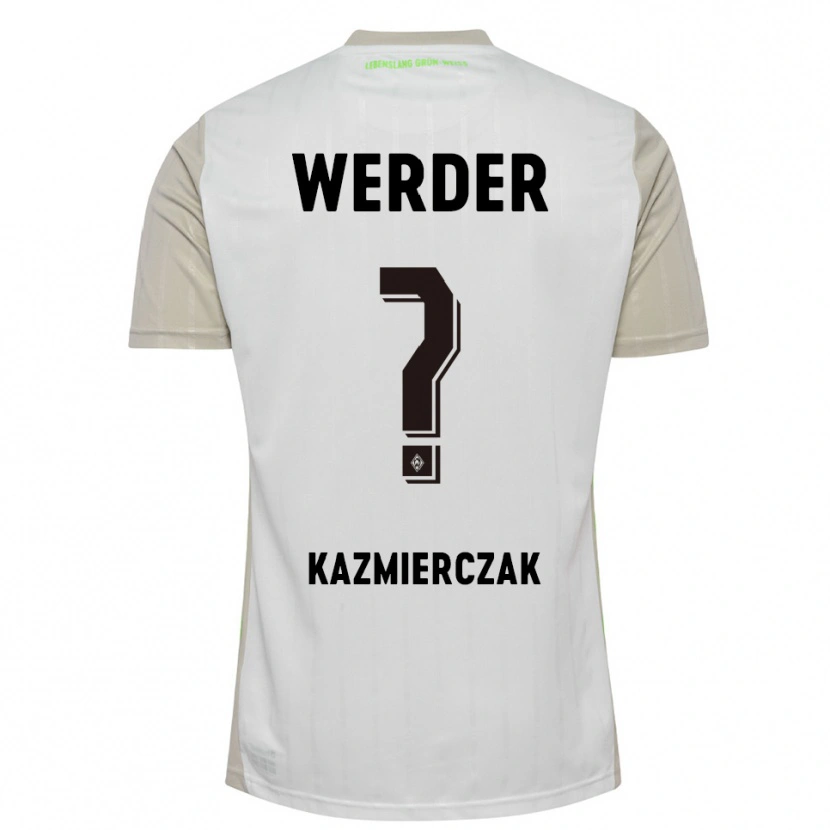 Danxen Women Daniel Kazmierczak #0 White Black Away Jersey 2025/26 T-Shirt