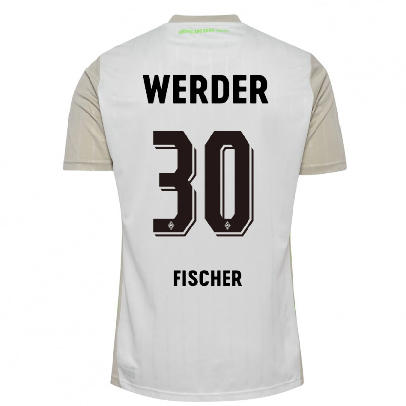 Danxen Women Vanessa Fischer #30 White Black Away Jersey 2025/26 T-Shirt