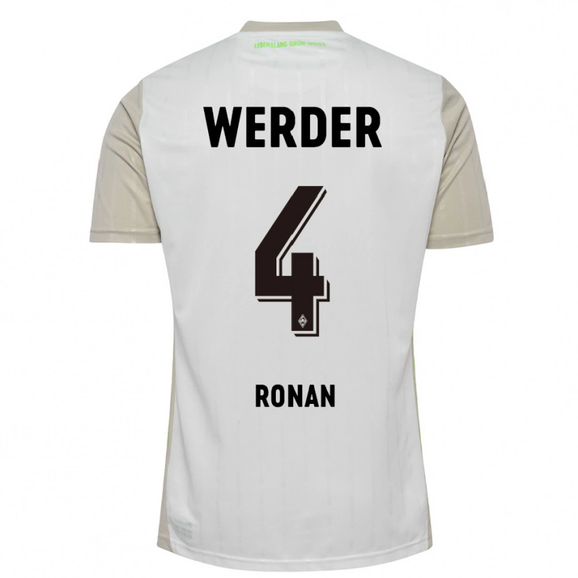 Danxen Women Kaylie Ronan #4 White Black Away Jersey 2025/26 T-Shirt