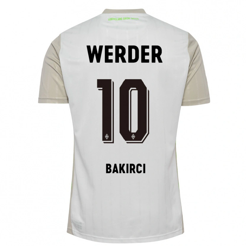 Danxen Women Yunus Bakirci #10 White Black Away Jersey 2025/26 T-Shirt