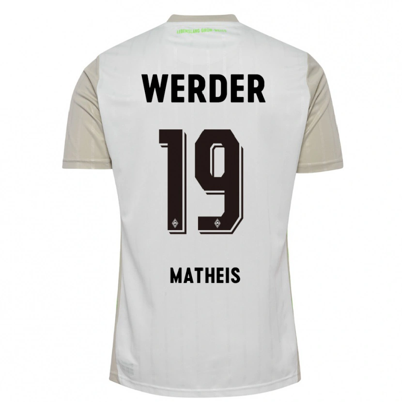 Danxen Women Saskia Matheis #19 White Black Away Jersey 2025/26 T-Shirt
