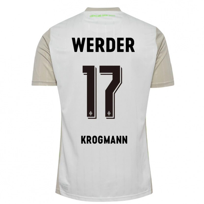 Danxen Women Avid Krogmann #17 White Black Away Jersey 2025/26 T-Shirt