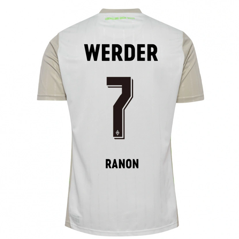 Danxen Women Yuval Ranon #7 White Black Away Jersey 2025/26 T-Shirt