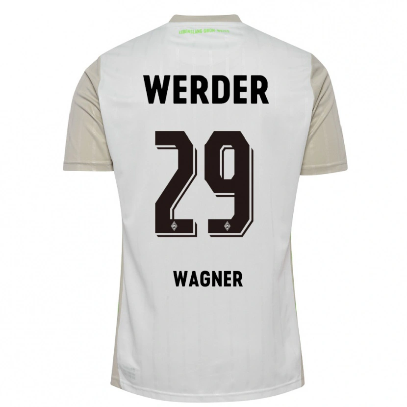 Danxen Women Paul Wagner #29 White Black Away Jersey 2025/26 T-Shirt