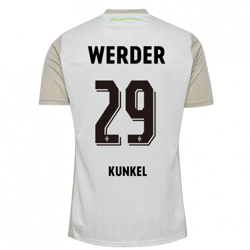 Danxen Women Melina Kunkel #29 White Black Away Jersey 2025/26 T-Shirt