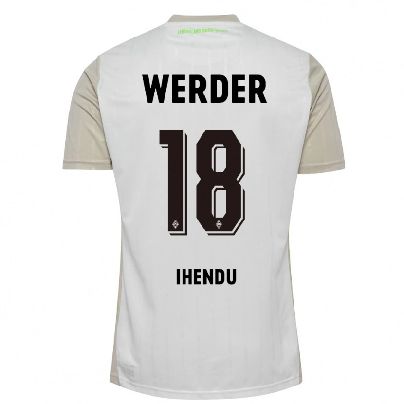 Danxen Women Daniel Ihendu #18 White Black Away Jersey 2025/26 T-Shirt