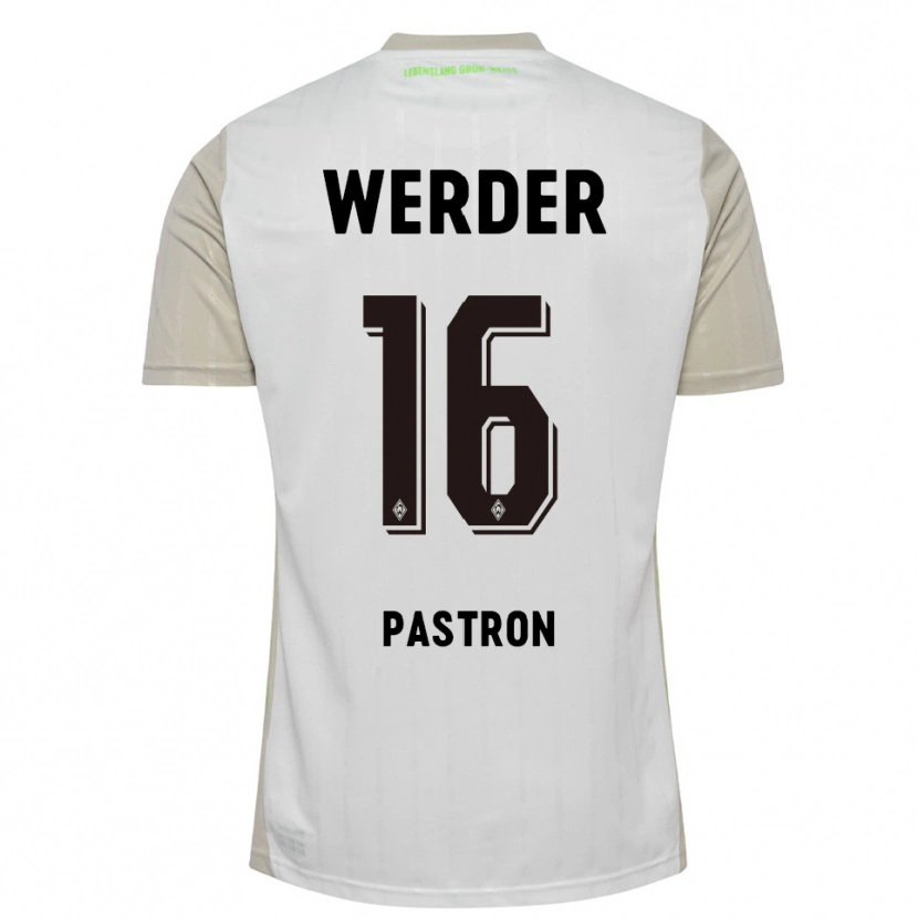 Danxen Women Alvin Pastron #16 White Black Away Jersey 2025/26 T-Shirt