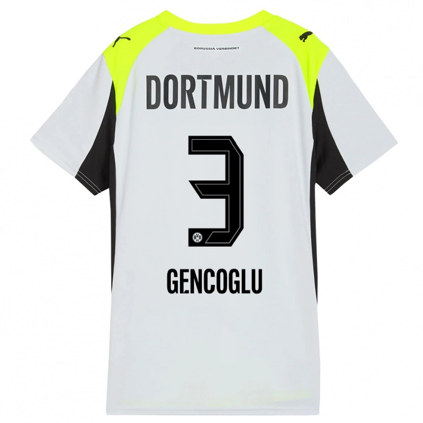 Danxen Women Tekin Gencoglu #3 Fluorescent Yellow Away Jersey 2025/26 T-Shirt