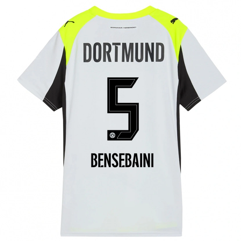 Danxen Women Ramy Bensebaini #5 Fluorescent Yellow Away Jersey 2025/26 T-Shirt