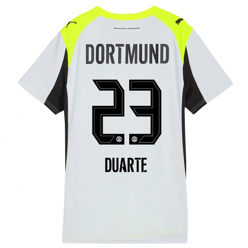 Danxen Women Enzo Duarte #23 Fluorescent Yellow Away Jersey 2025/26 T-Shirt