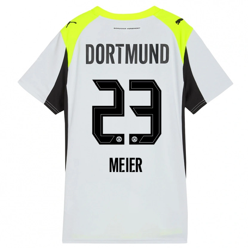 Danxen Women Maximilian Meier #23 Fluorescent Yellow Away Jersey 2025/26 T-Shirt
