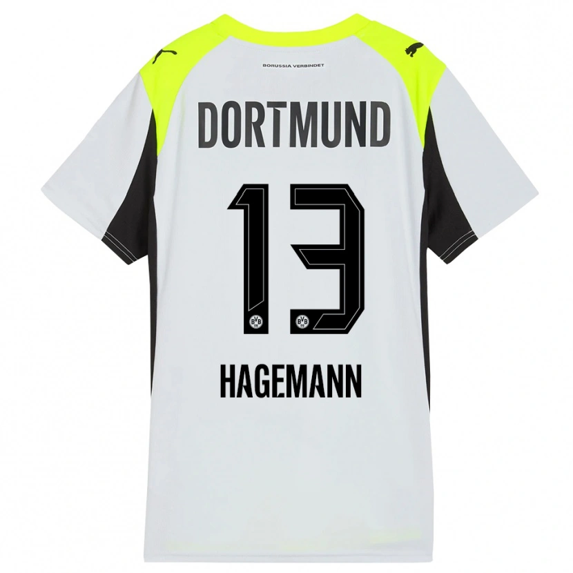 Danxen Women Keron Hagemann #13 Fluorescent Yellow Away Jersey 2025/26 T-Shirt