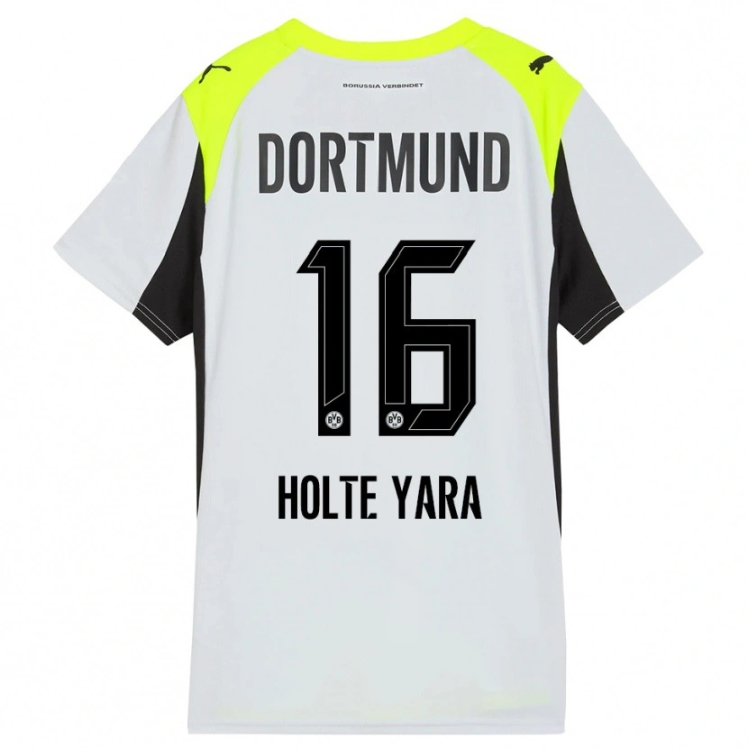 Danxen Women Ten Holte Yara #16 Fluorescent Yellow Away Jersey 2025/26 T-Shirt