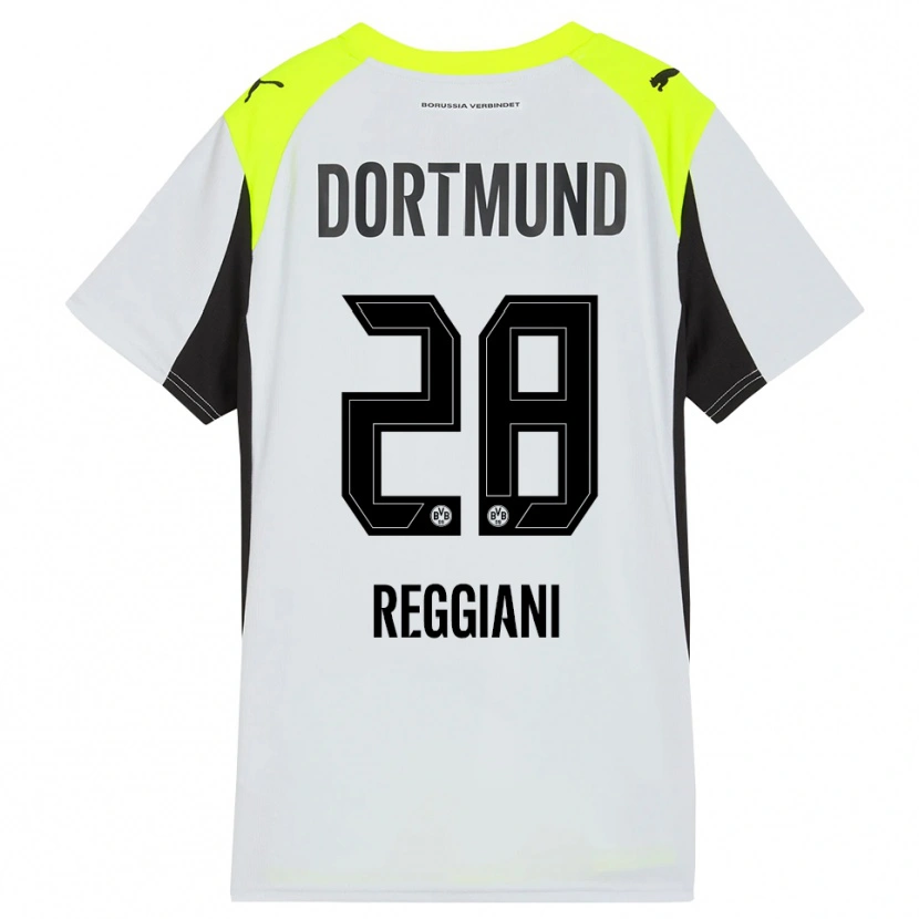 Danxen Women Luca Reggiani #28 Fluorescent Yellow Away Jersey 2025/26 T-Shirt