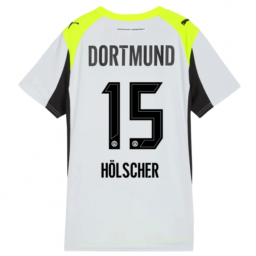 Danxen Women Mats Hölscher #15 Fluorescent Yellow Away Jersey 2025/26 T-Shirt