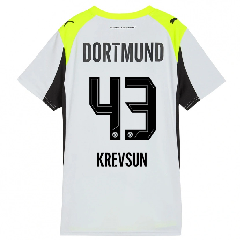 Danxen Women Danylo Krevsun #43 Fluorescent Yellow Away Jersey 2025/26 T-Shirt