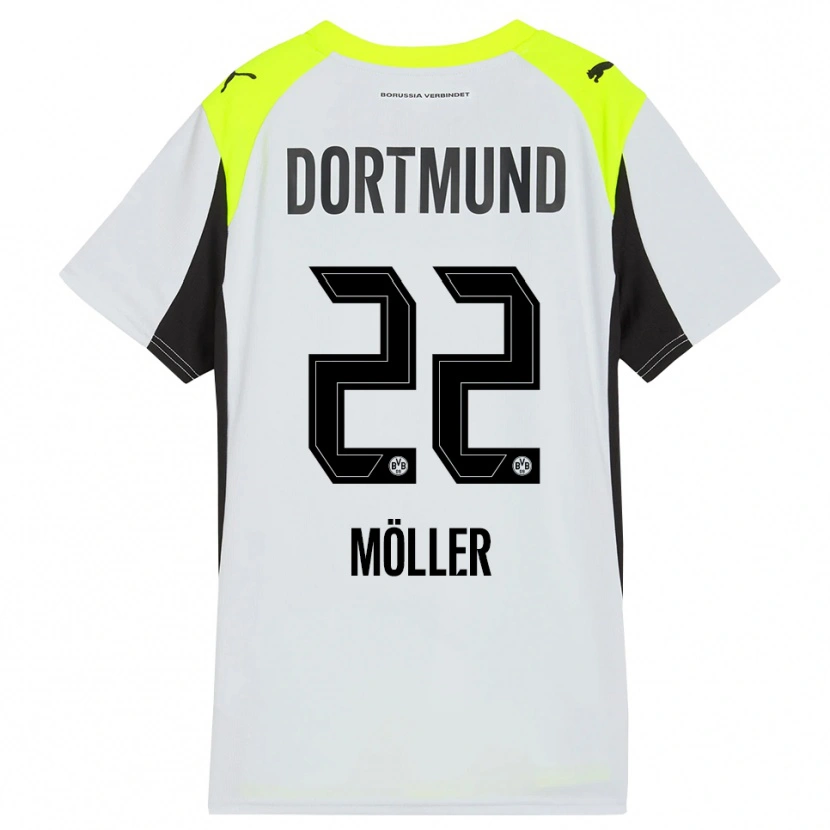 Danxen Women Paul Möller #22 Fluorescent Yellow Away Jersey 2025/26 T-Shirt