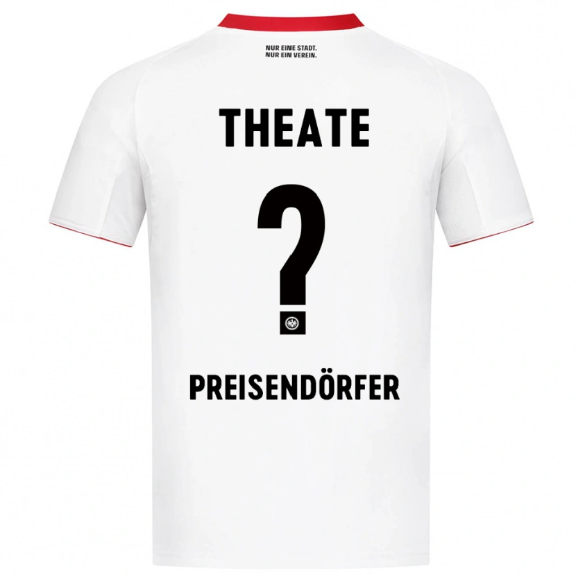 Danxen Women Constantin Preisendörfer #0 White Red Away Jersey 2025/26 T-Shirt