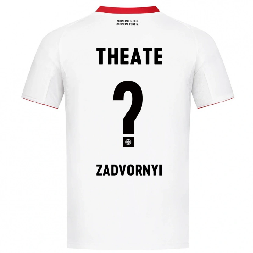 Danxen Women Igor Zadvornyi #0 White Red Away Jersey 2025/26 T-Shirt