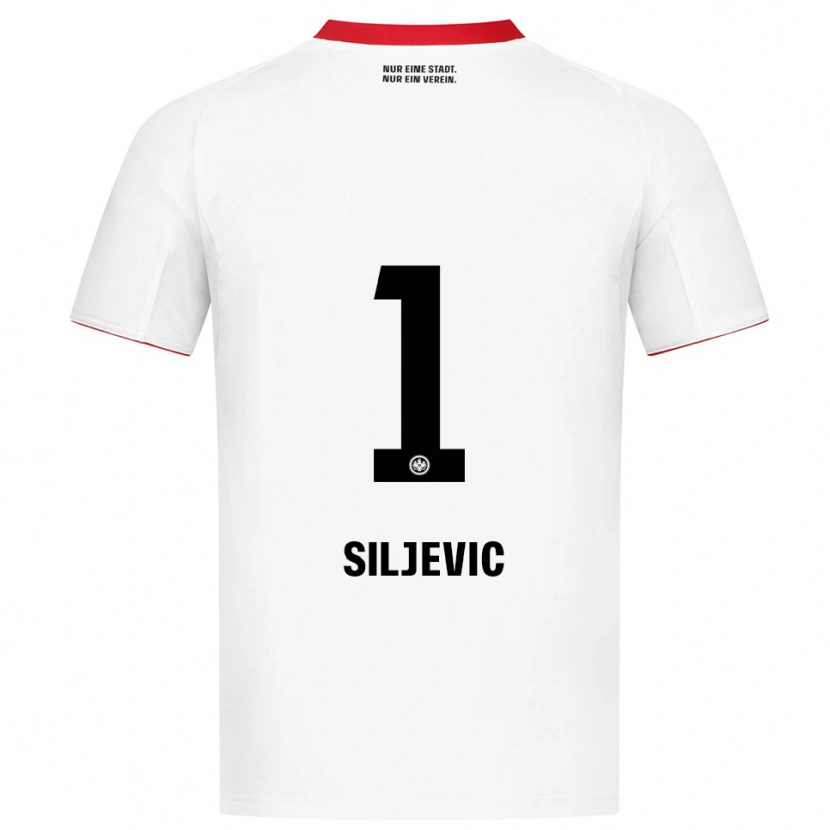 Danxen Women Amil Siljevic #1 White Red Away Jersey 2025/26 T-Shirt