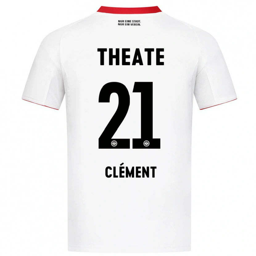 Danxen Women Noah Clément #21 White Red Away Jersey 2025/26 T-Shirt