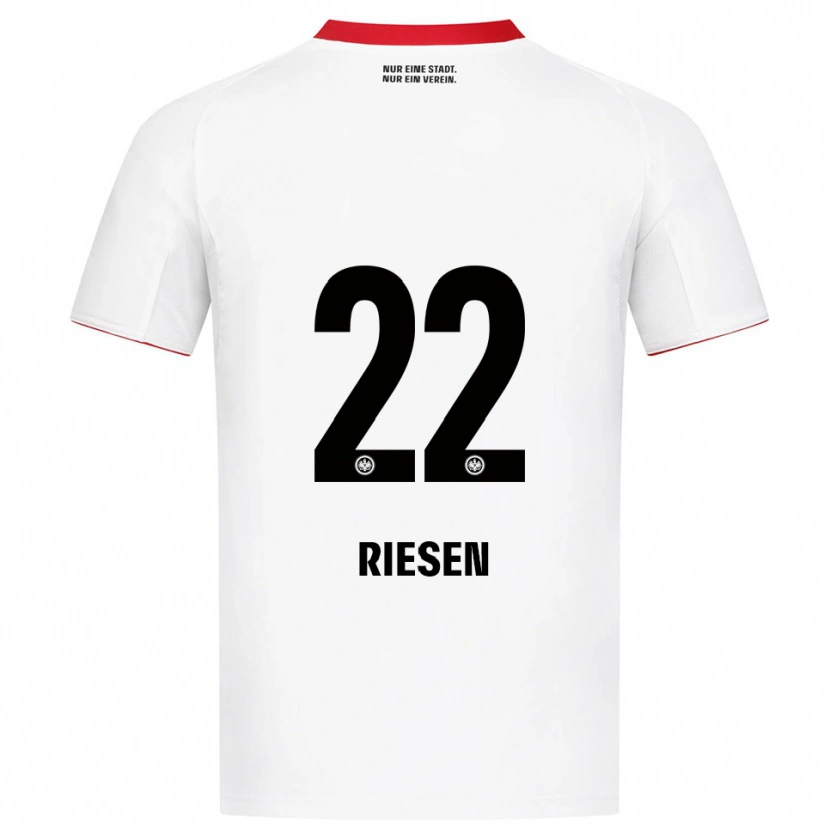 Danxen Women Nadine Riesen #22 White Red Away Jersey 2025/26 T-Shirt