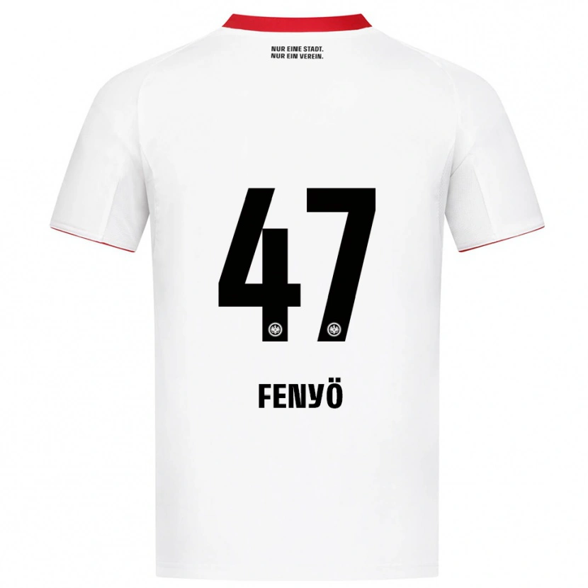 Danxen Women Noah Fenyö #47 White Red Away Jersey 2025/26 T-Shirt