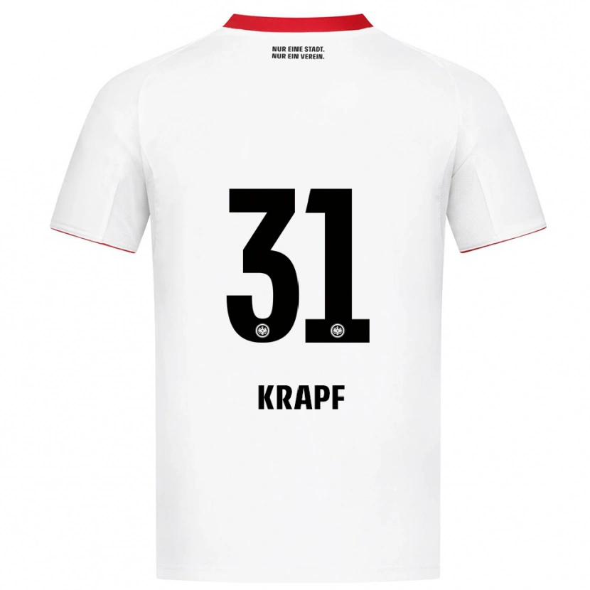 Danxen Women Maximilian Krapf #31 White Red Away Jersey 2025/26 T-Shirt