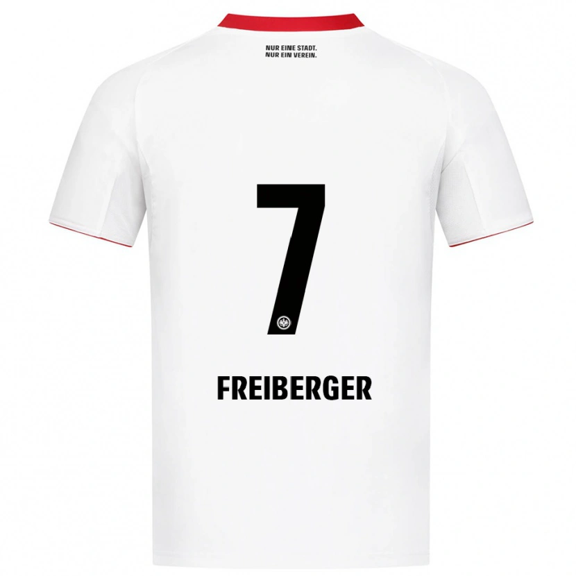 Danxen Women Benjamin Freiberger #7 White Red Away Jersey 2025/26 T-Shirt