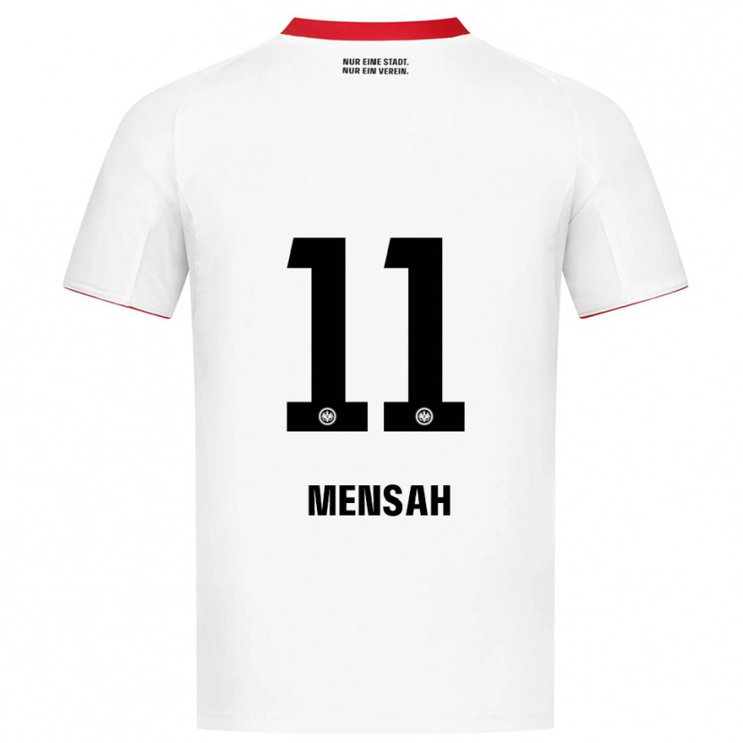 Danxen Women Keziah Oteng-Mensah #11 White Red Away Jersey 2025/26 T-Shirt