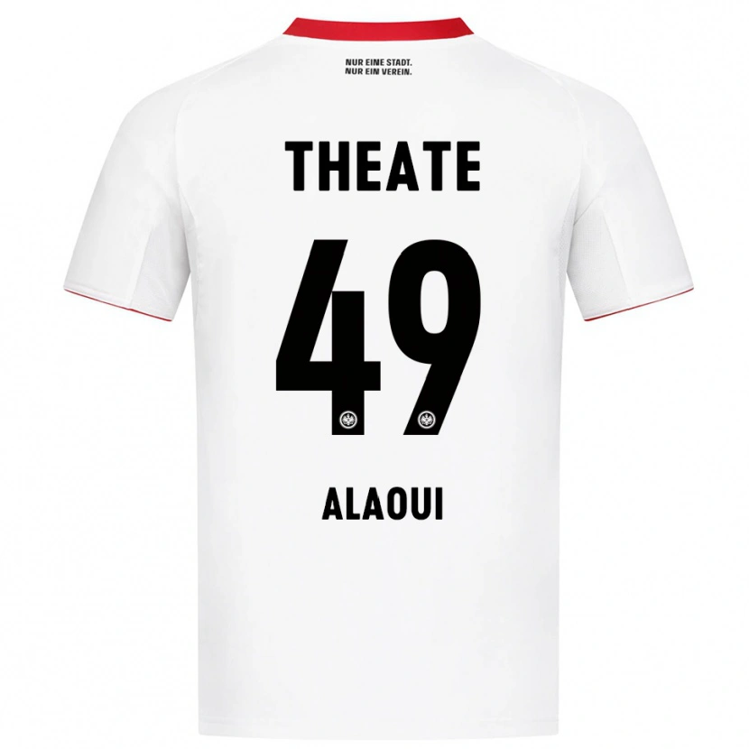 Danxen Women Anas Alaoui #49 White Red Away Jersey 2025/26 T-Shirt
