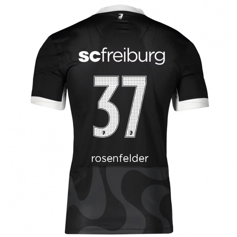 Danxen Women Max Rosenfelder #37 Black White Away Jersey 2025/26 T-Shirt