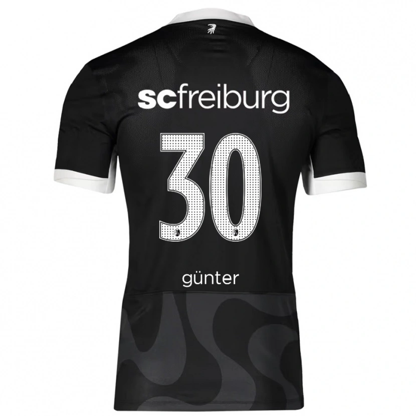Danxen Women Christian Günter #30 Black White Away Jersey 2025/26 T-Shirt