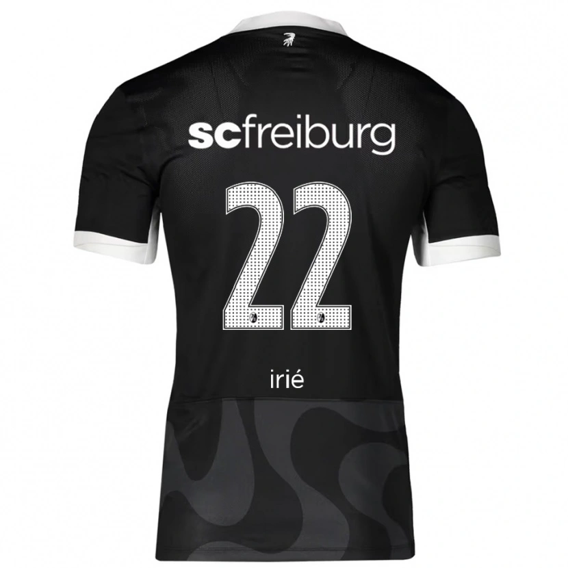 Danxen Women Cyriaque Irié #22 Black White Away Jersey 2025/26 T-Shirt