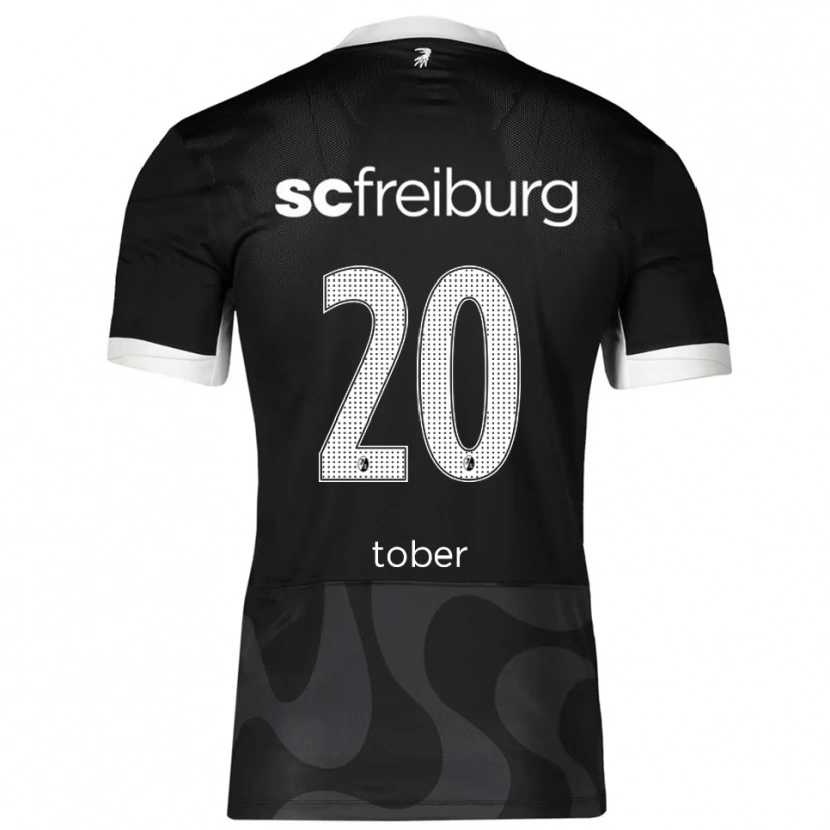 Danxen Women Louis Tober #20 Black White Away Jersey 2025/26 T-Shirt