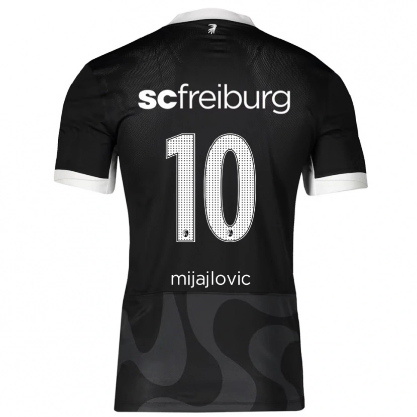 Danxen Women Mladen Mijajlovic #10 Black White Away Jersey 2025/26 T-Shirt