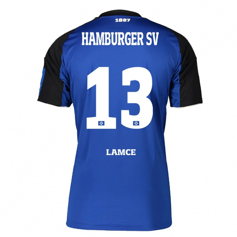 Danxen Women Benjamin Lamce #13 Blue Black Away Jersey 2025/26 T-Shirt