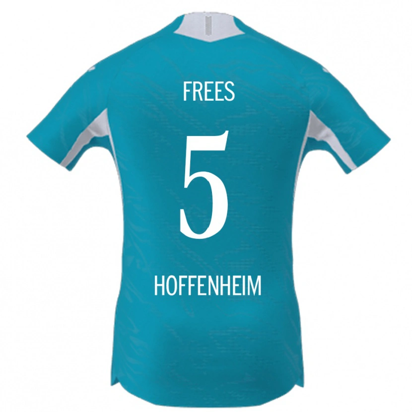 Danxen Women Kelven Frees #5 Sky Blue Away Jersey 2025/26 T-Shirt
