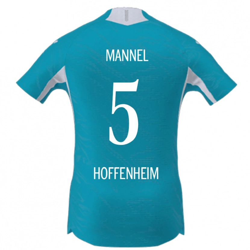 Danxen Women Bixente Mannel #5 Sky Blue Away Jersey 2025/26 T-Shirt