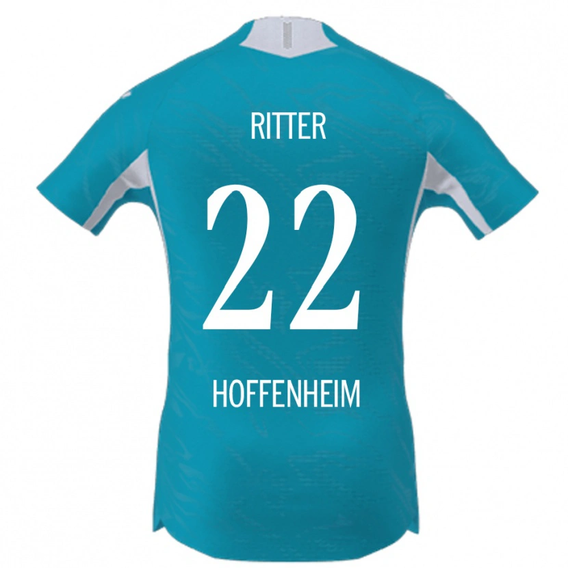 Danxen Women Sara Ritter #22 Sky Blue Away Jersey 2025/26 T-Shirt