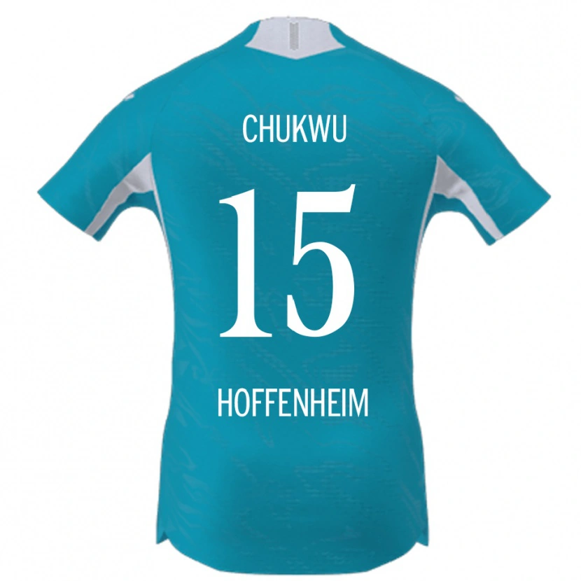 Danxen Women Emmanuel Chukwu #15 Sky Blue Away Jersey 2025/26 T-Shirt